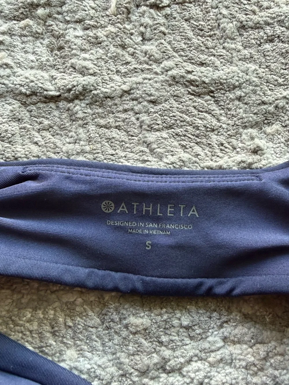 Athleta Scoop Bikini Top in Navy | S